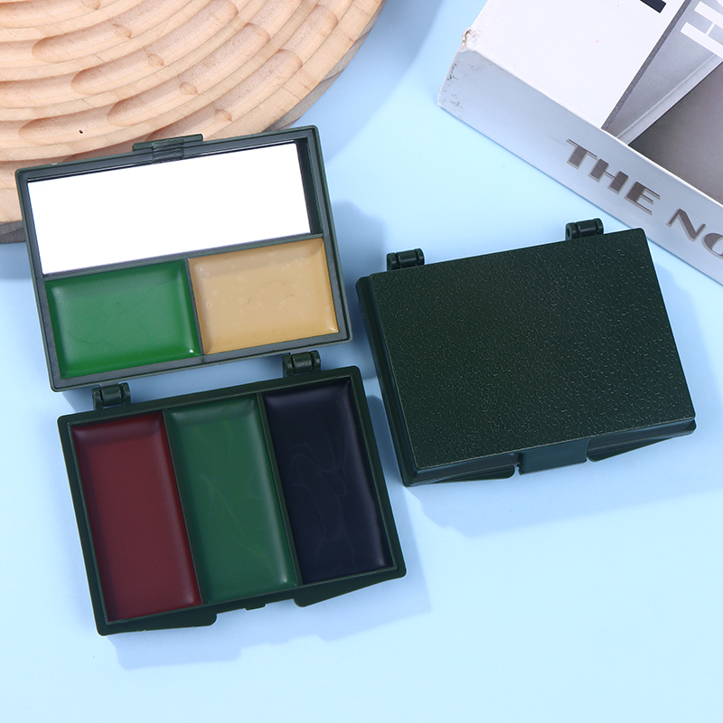 Camo Face Paint - 1 pçs 5 cores camuflagem paleta
