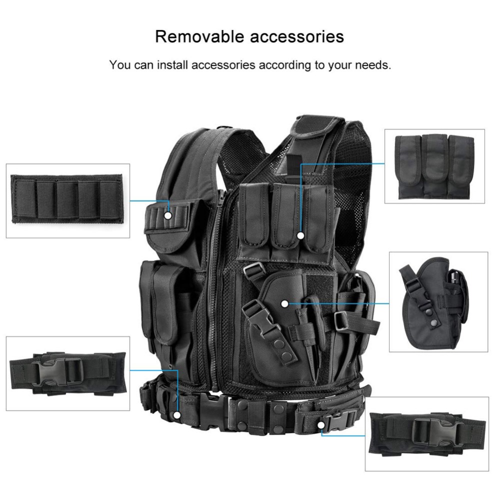 Molle ajustável colete tático  - Hunting Outdoor Game avaliação e preço