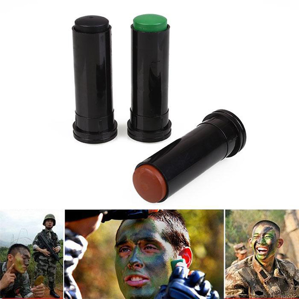 3 unidades de tinta facial cam - Camo Face Paint avaliação e preço