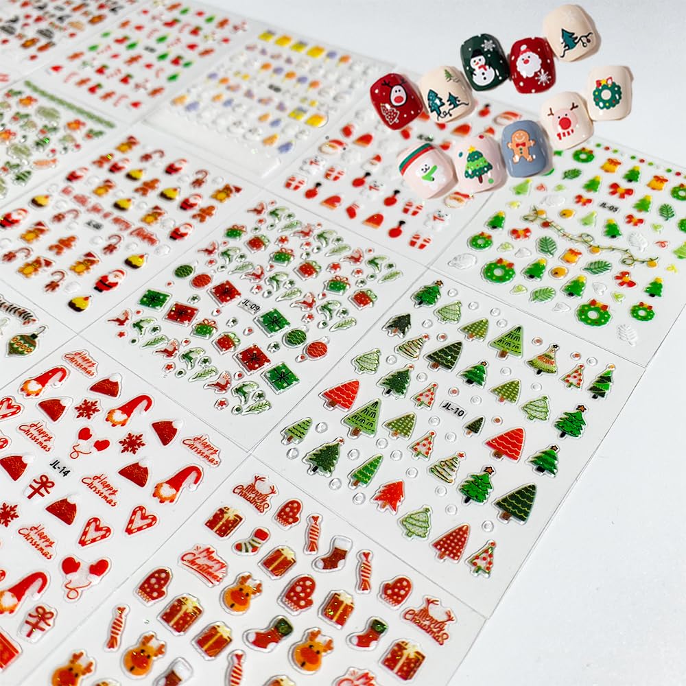 30 pçs natal arte do prego ade - Elk Bugle Call avaliação e preço