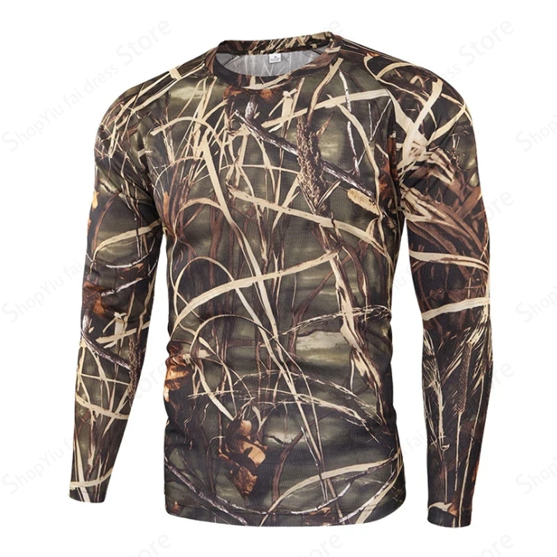 Camiseta masculina de manga co - Outdoor Hunting Prints avaliação e preço