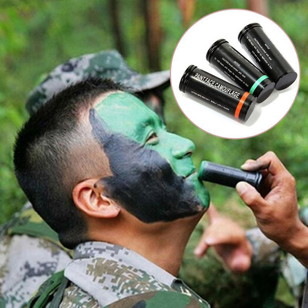 3 unidades de bastões de tinta - Camo Face Paint avaliação e preço